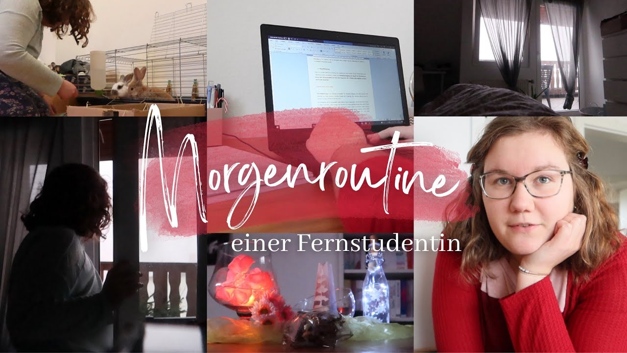 MORGENROUTINE einer STUDENTIN im Winter