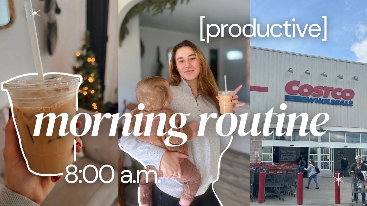 Продуктивная зимняя утренняя рутина в 8 утра для SAHM☕️