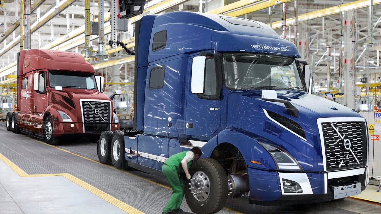 Внутри сверхсовременного завода, производящего грузовики Volvo на миллион долларов в день