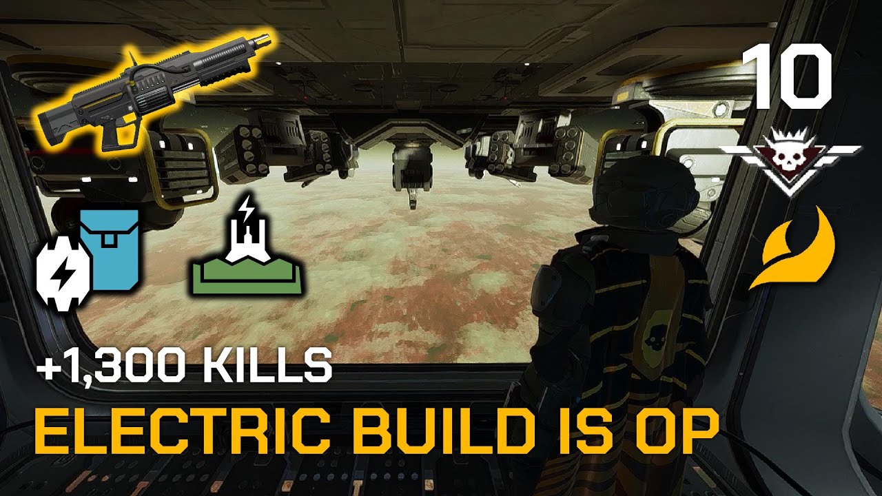 Helldivers 2 - This ELECTRIC Build Got Me Over 1300 Kills! - Solo Superhelldive - Full Clear