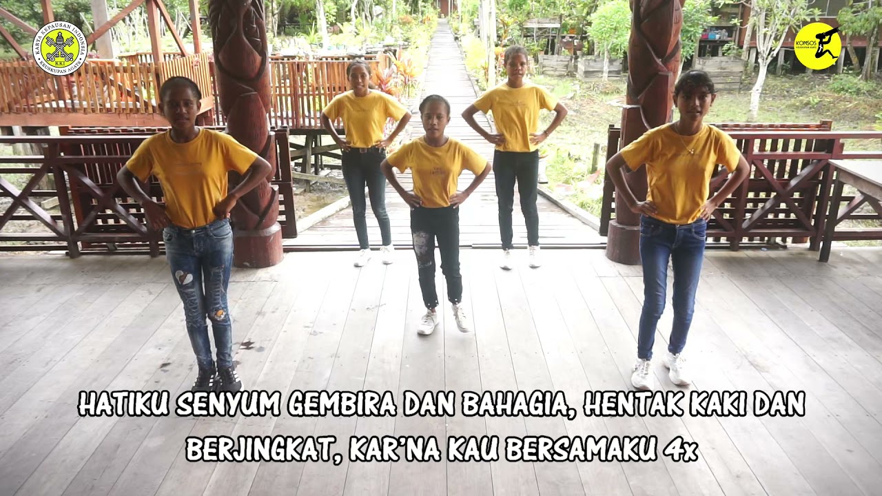 HATIKU SENYUM DAN GEMBIRA - LAGU OMK / SEKAMI / BIA / BIR