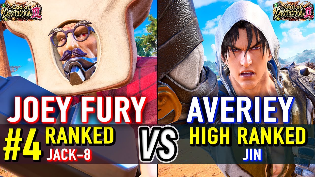 T8 🔥 JOEY FURY (#4 Ranked Jack-8) vs AVERIEY (Jin) 🔥 Tekken 8 High Level Gameplay
