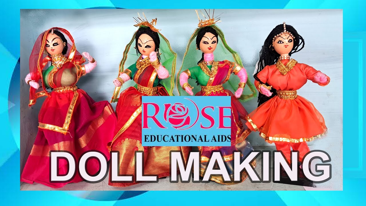 DOLL MAKING, Kadhak dance, kerala school sasthrothsavam work experience item, പാവ നിർമാണം
