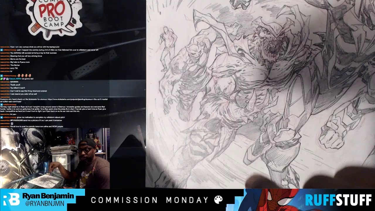 SDCC Online Live Art Stream