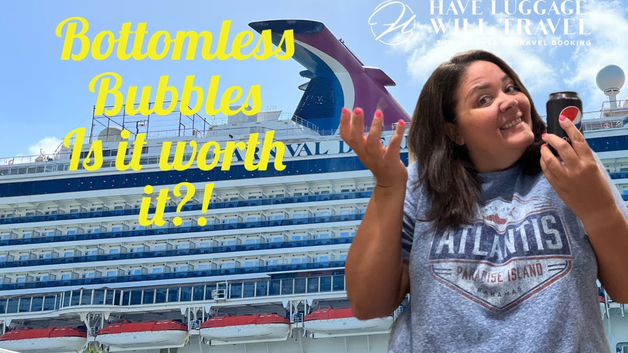 Weekly Cruise Tip!  Bottomless Bubbles, is it worth it?!  #carnivalcruise #hlwt #cruisetips