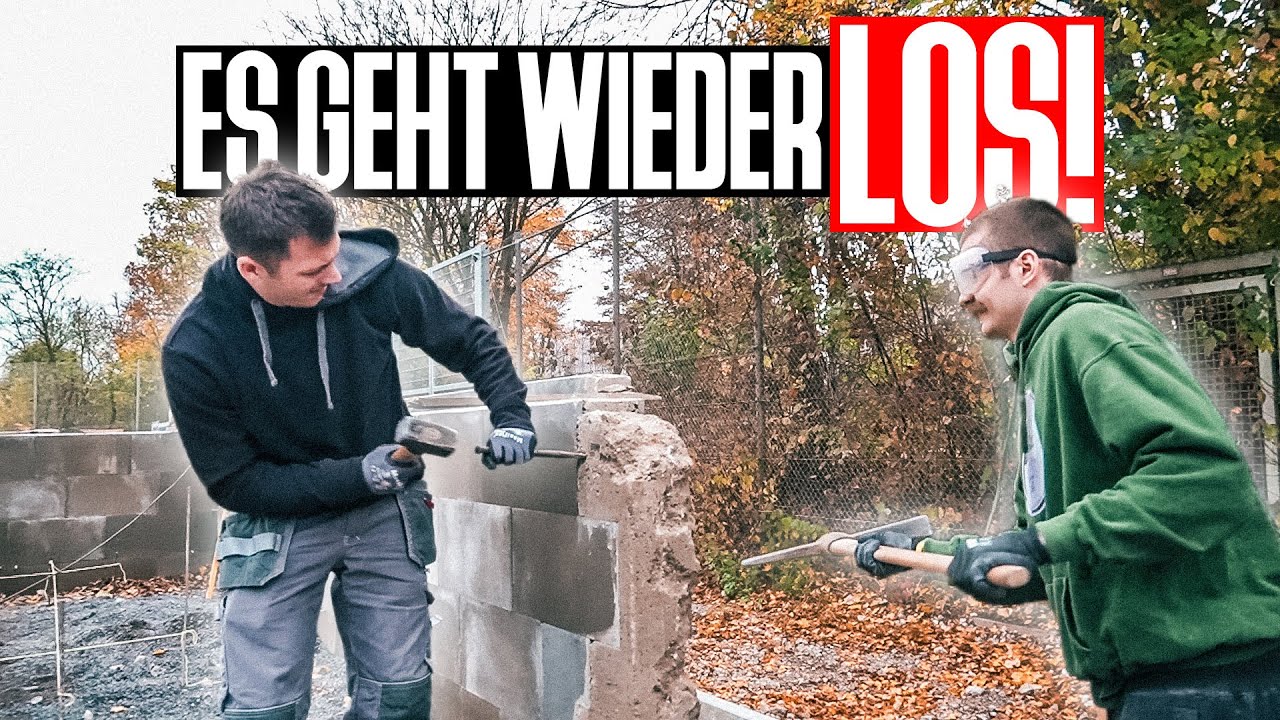 We're BACK AT WORK! | We're building a parkour park (7) | Freerunning Schlappen