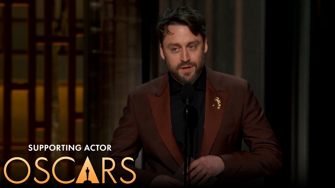 Kieran Culkin Accepts Oscar for Best Supporting Actor on Sean Penn's Behalf | 98th Oscars (2026)