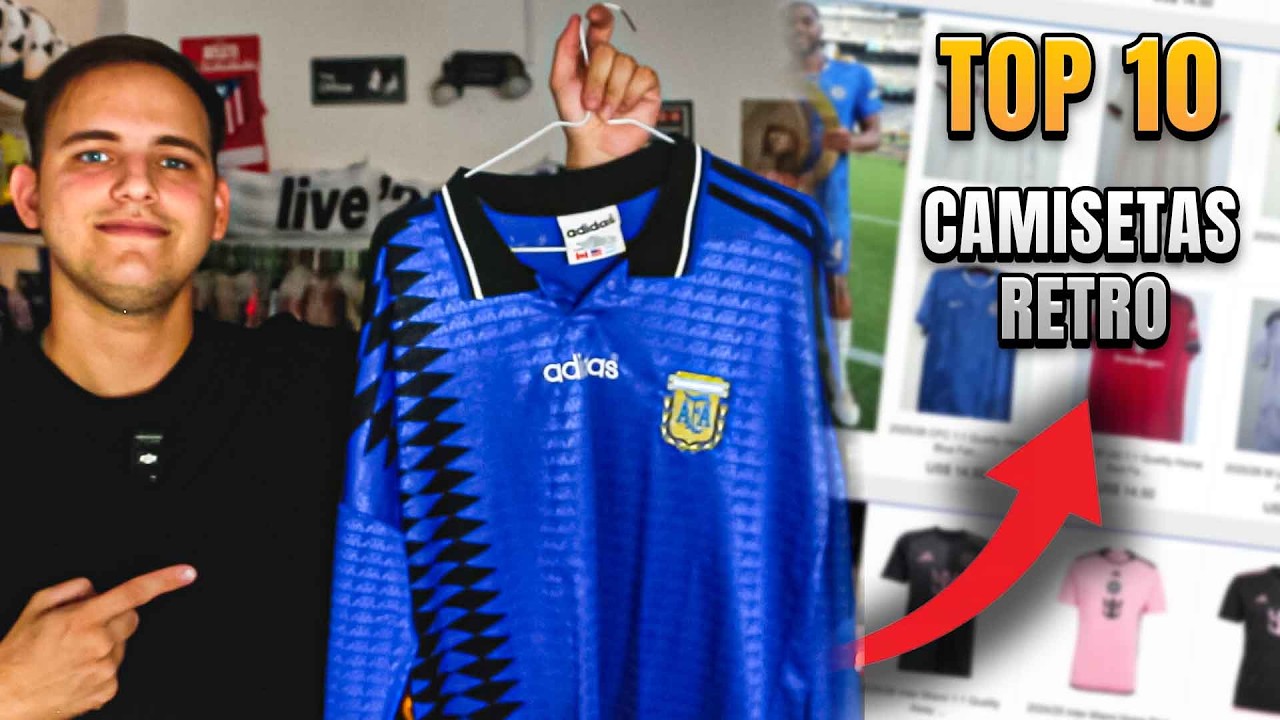 Las 10 MEJORES CAMISETAS RETRO de CHINA en 2026