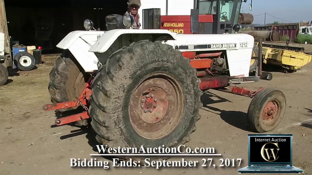 Case David Brown 1212 Farm Tractor For Sale At Auction!