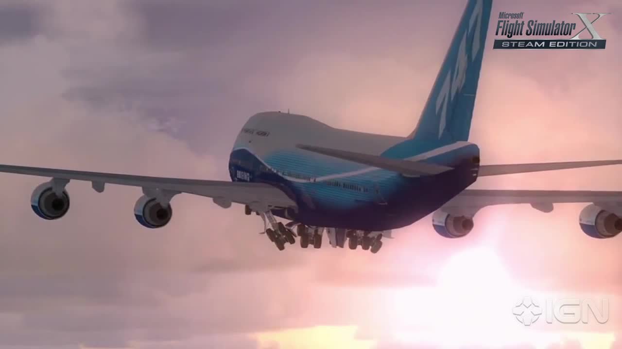 Microsoft Flight Sim X: Steam Edition Trailer