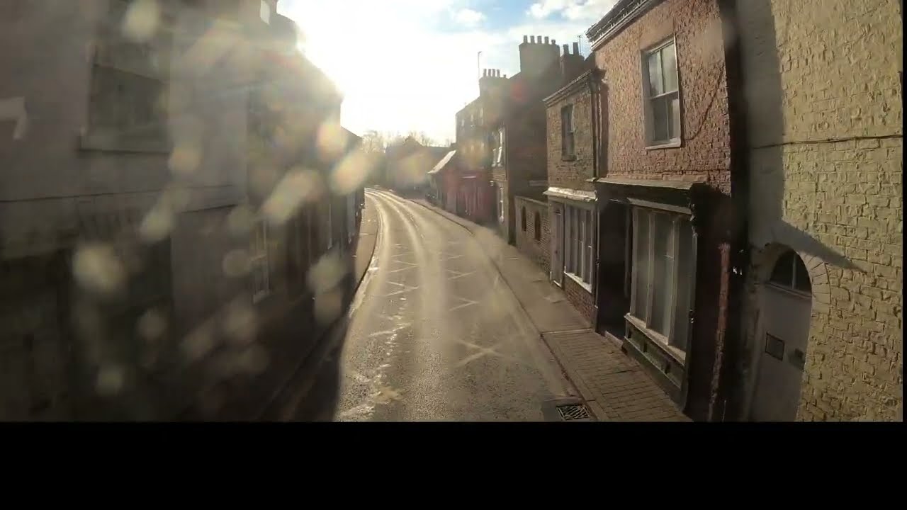 Ripon to Harrogate in 4k:On the gorgeous 36 bus