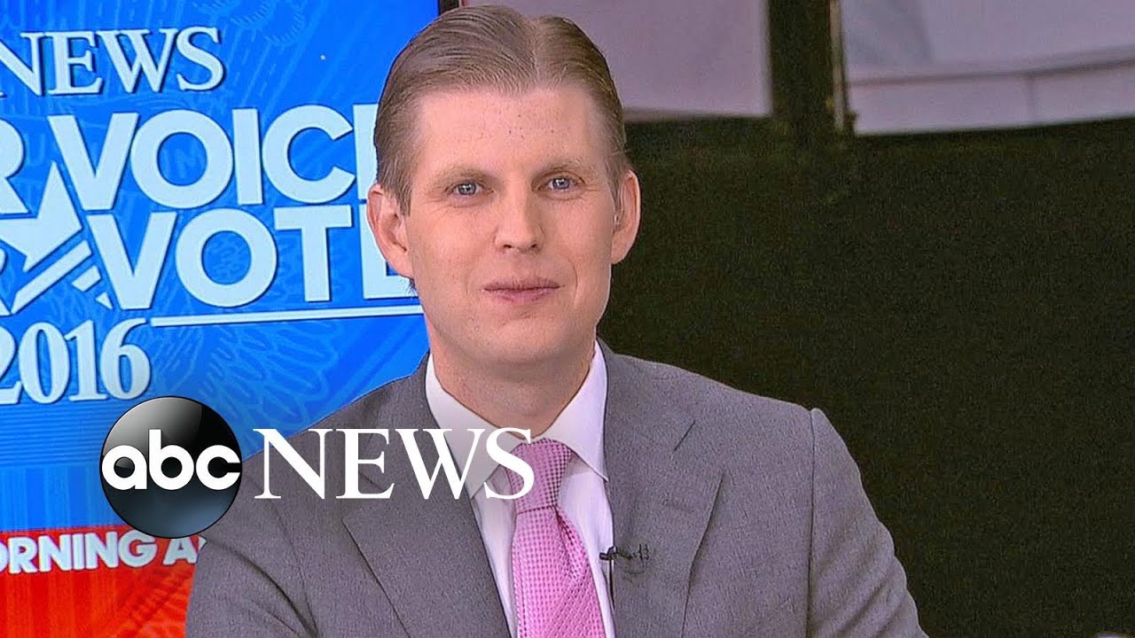 Eric Trump on RNC Speech, Dad's Presidential Nomination