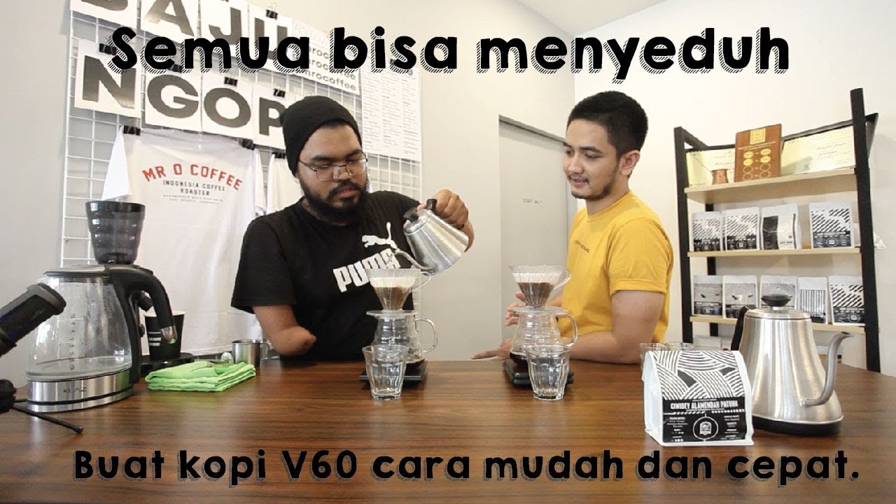 Tutorial Cara Mudah Seduh V60 ala Fakhri Murad (Champ IBRC 2019)