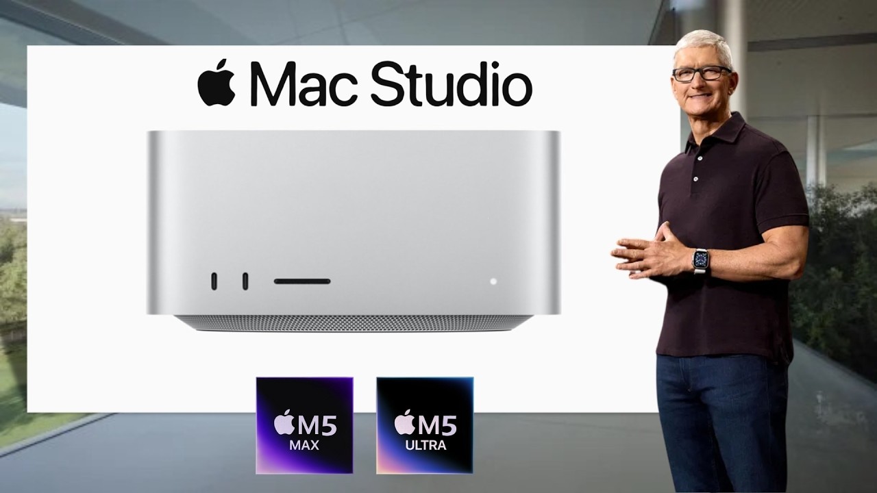 Утечка информации о Mac Studio M5 ULTRA &mdash; новый король настольных компьютеров.