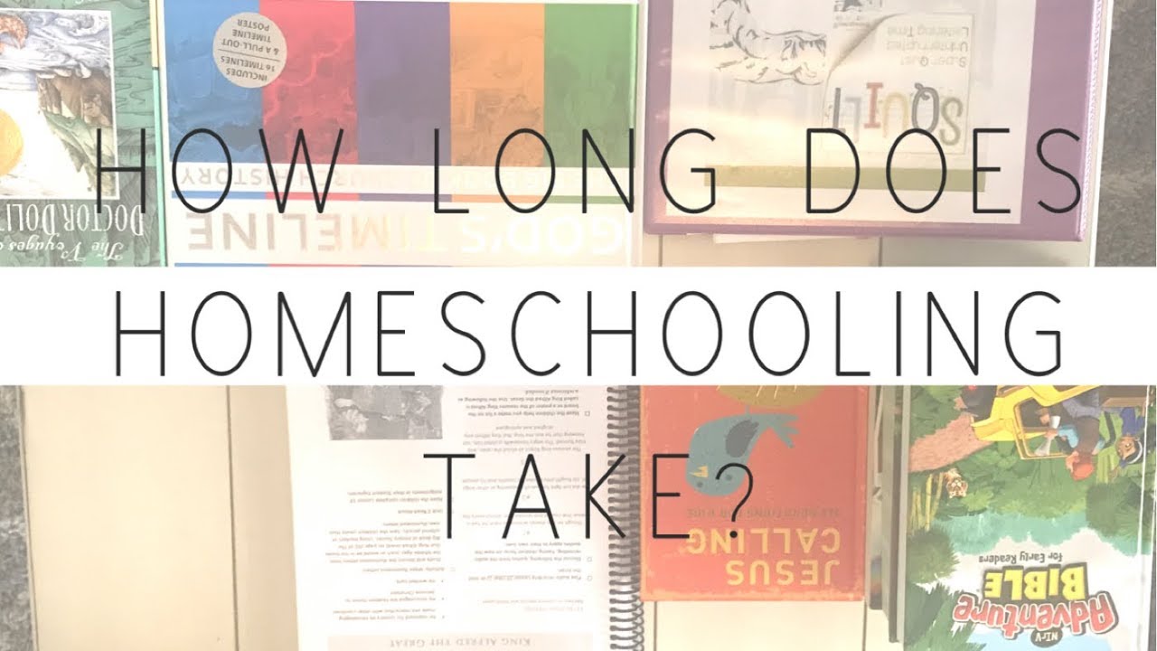 HOW LONG DOES HOMESCHOOLING TAKE?||RAW REAL AND UNEDITED||4 KIDS