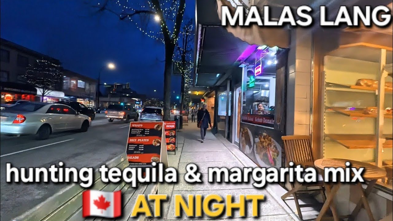 Hunting big bottle tequila and margarita mix at night