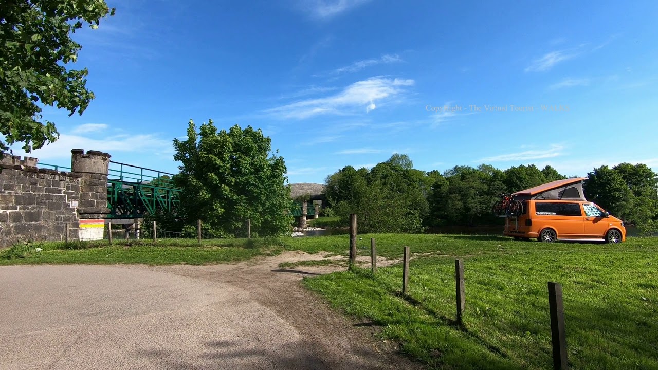 Walk to Banavie Railway Swing Bridge in Scotland