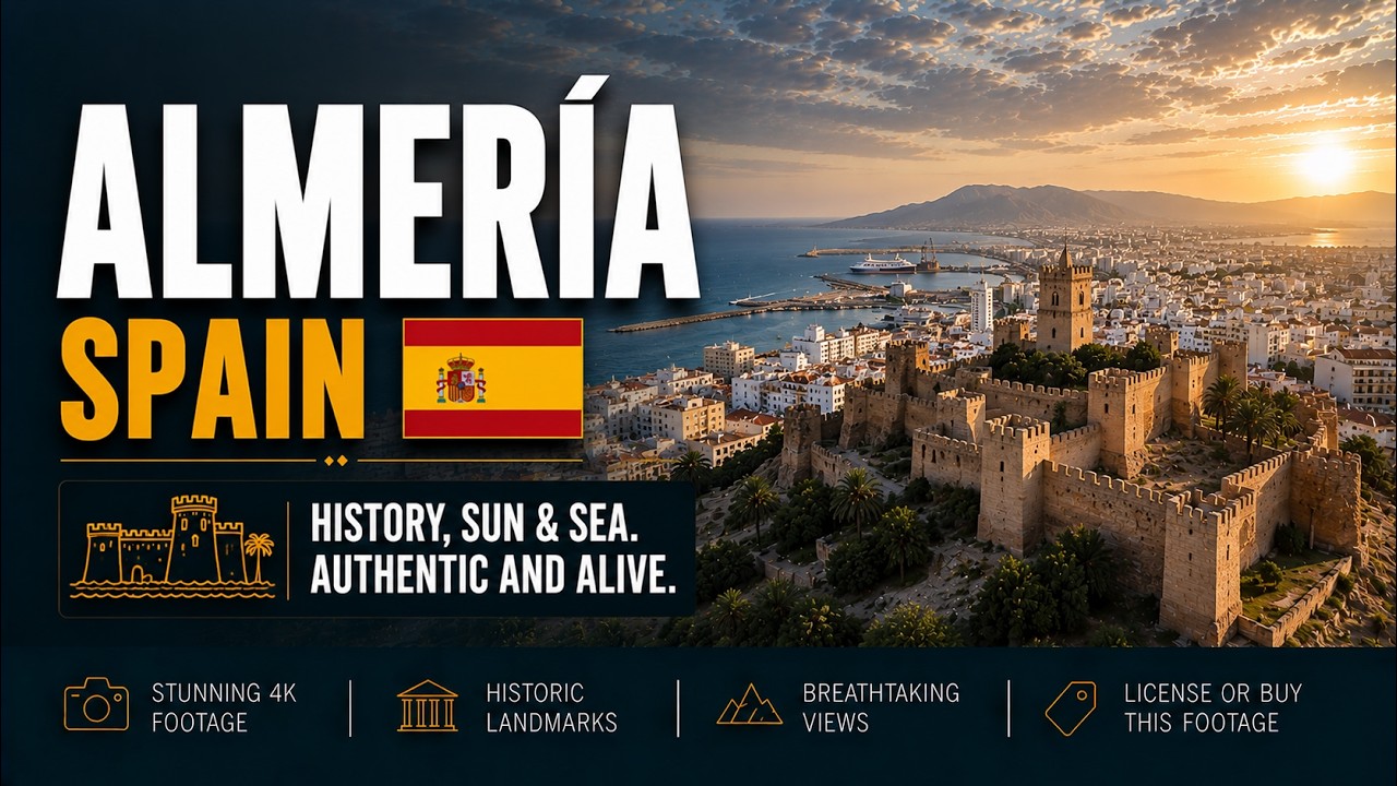 Almería ● Spain 🇪🇸 【4K】 Aerial Cinematic Drone