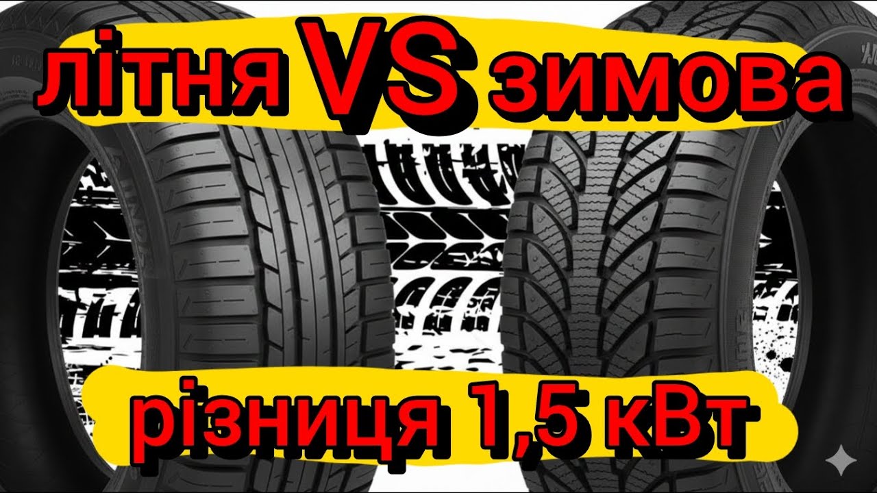 Витрата Енергії на Електрокарі: як шини змінюють результат? Реальний замір
