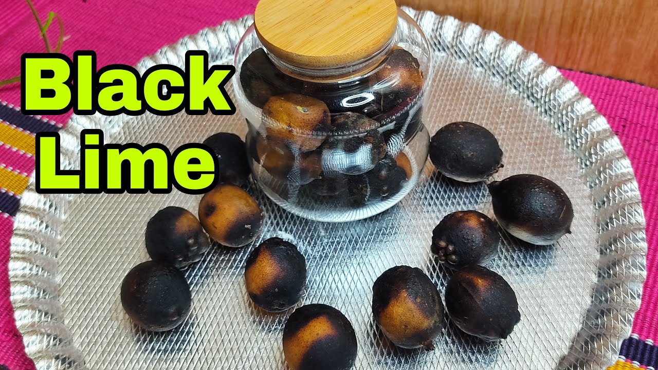 HOW TO MAKE BLACK LIME AT HOME || OVEN DRIED LIMES || SMOKED LIME