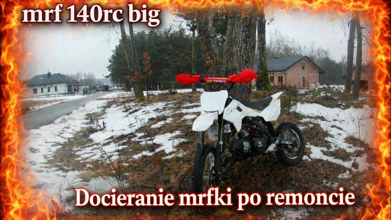 Pierwsza jazda mrfką po remoncie! Ślisko jak ciul w lesie😅 |docieranie|