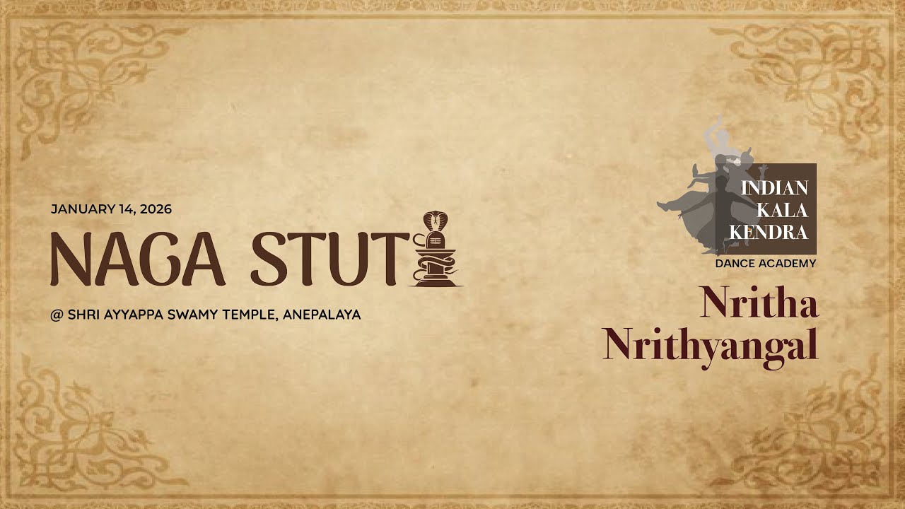 Naga Stuti | Nritha Nrithyangal | Indian Kala Kendra Dance Academy