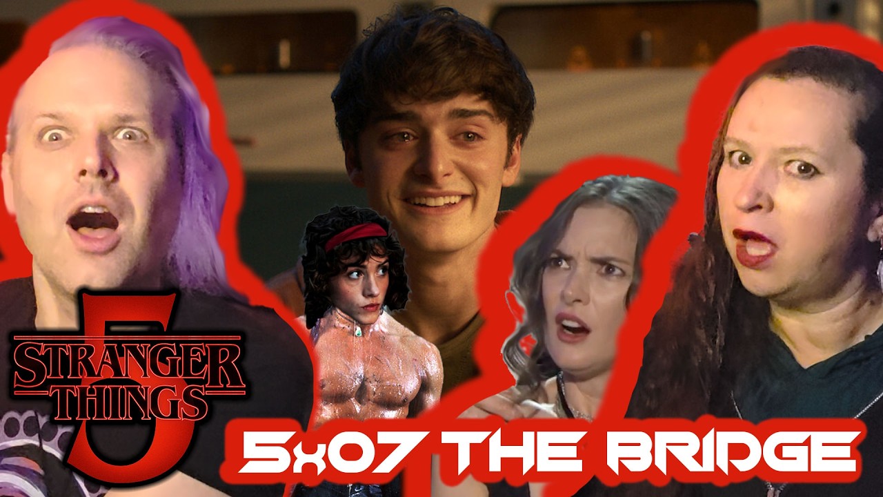 COSPLAYERS REACT TO STRANGER THINGS 5x07 - THE BRIDGE