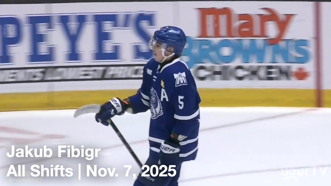 Jakub Fibigr (BRA5) | All Shifts | Brampton Steelheads vs. Sarnia Sting (OHL) | 11 7 2025