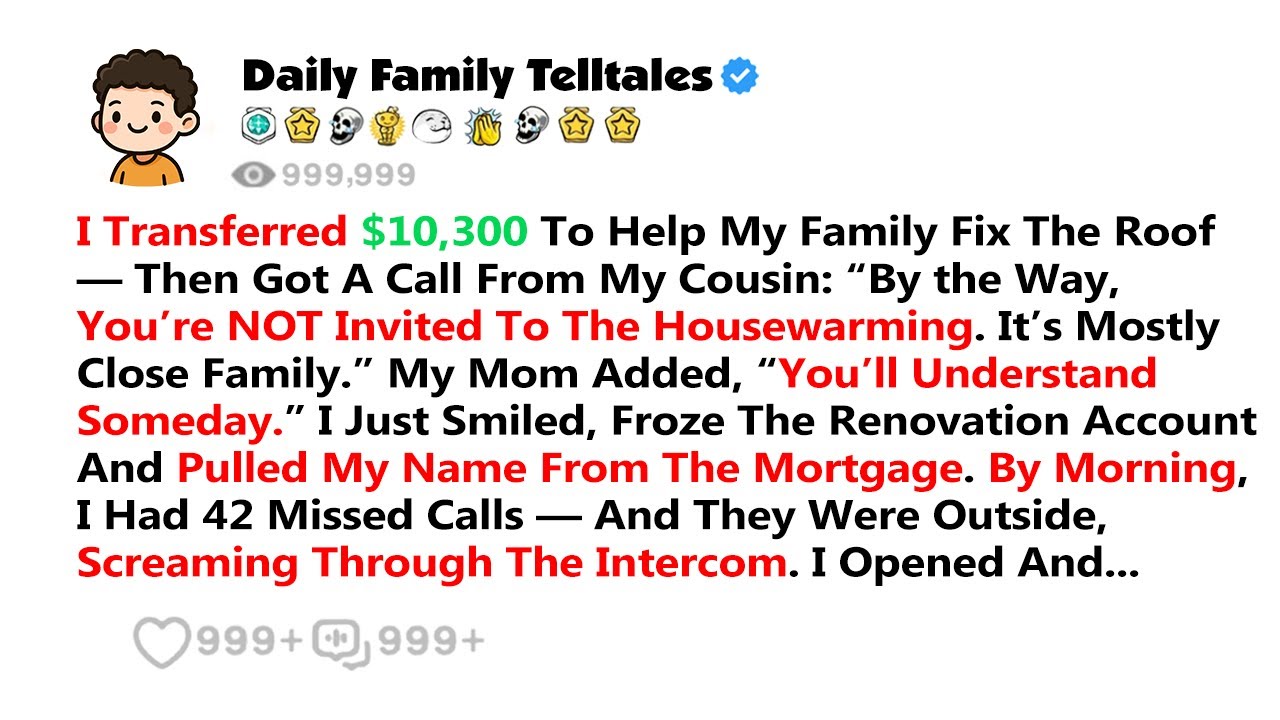 I Transferred $10,300 To Help My Family Fix The Roof — Then Got A Call From...- Daily Family