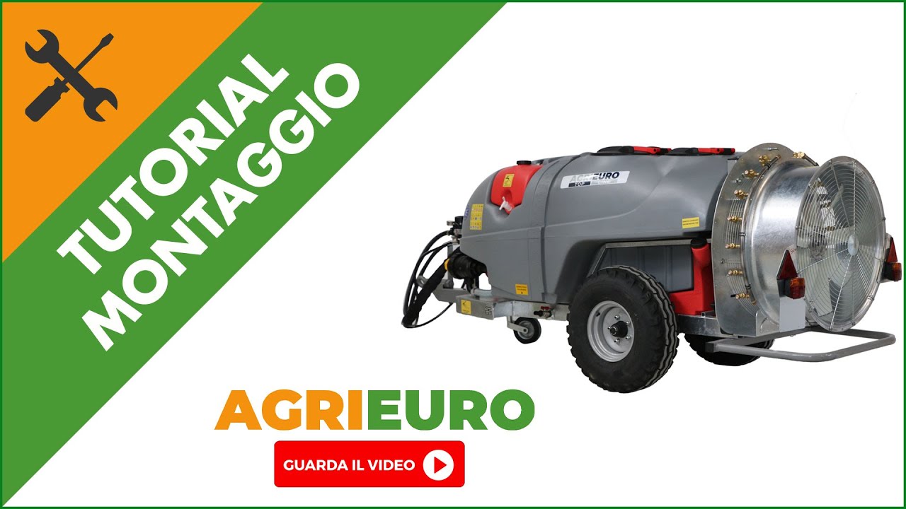 Atomizzatore irrorazione Gray T Car 1000/80: montaggio