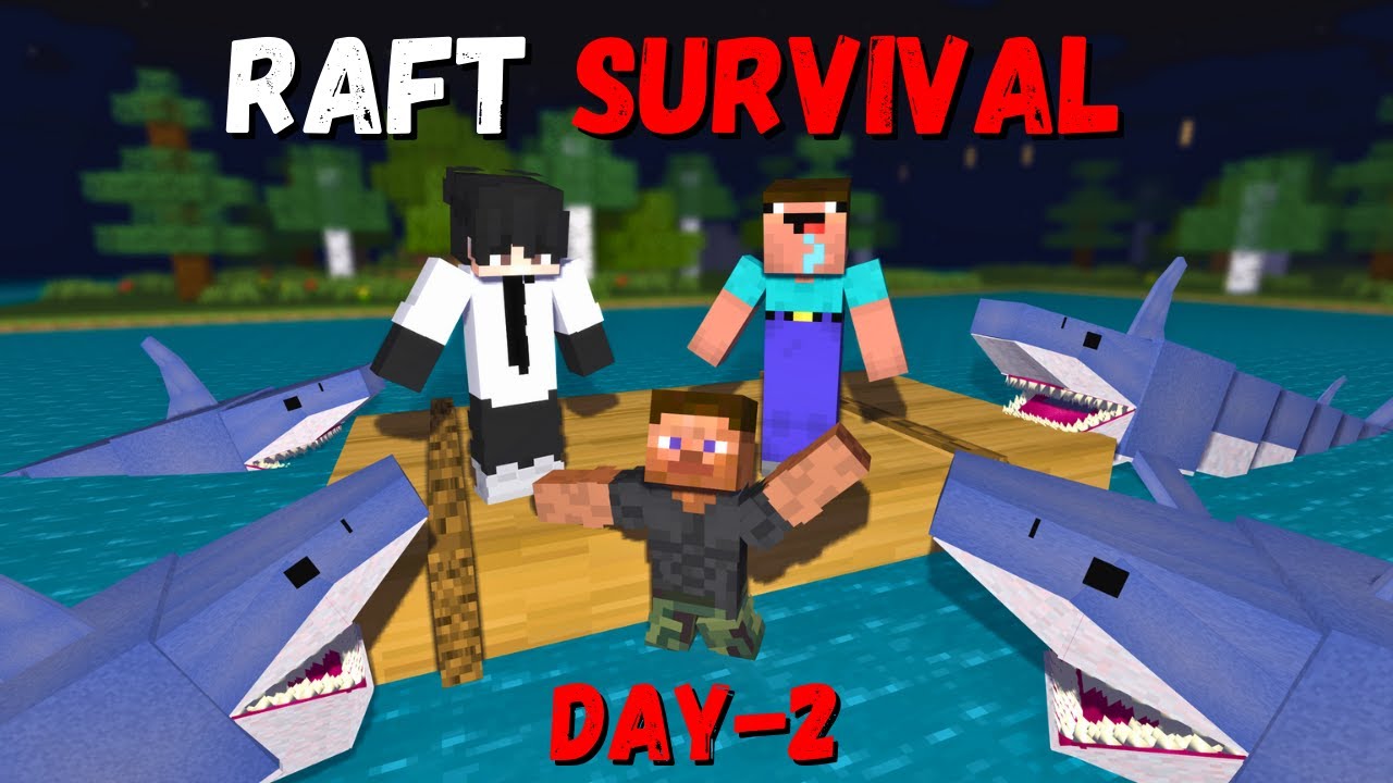 CAN WE SURVIVE IN DEADLY OCEAN?😱 Raft Survival (Part-2)