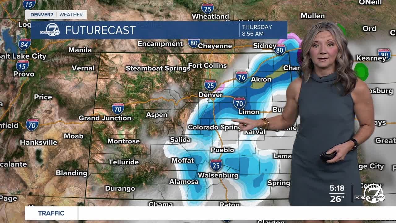 Warm and dry in Denver Wednesday, but more snow is on the way