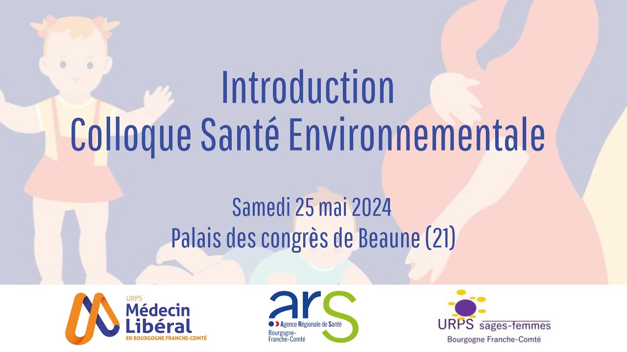 Journée Santé Environnementale 2024 - Introduction