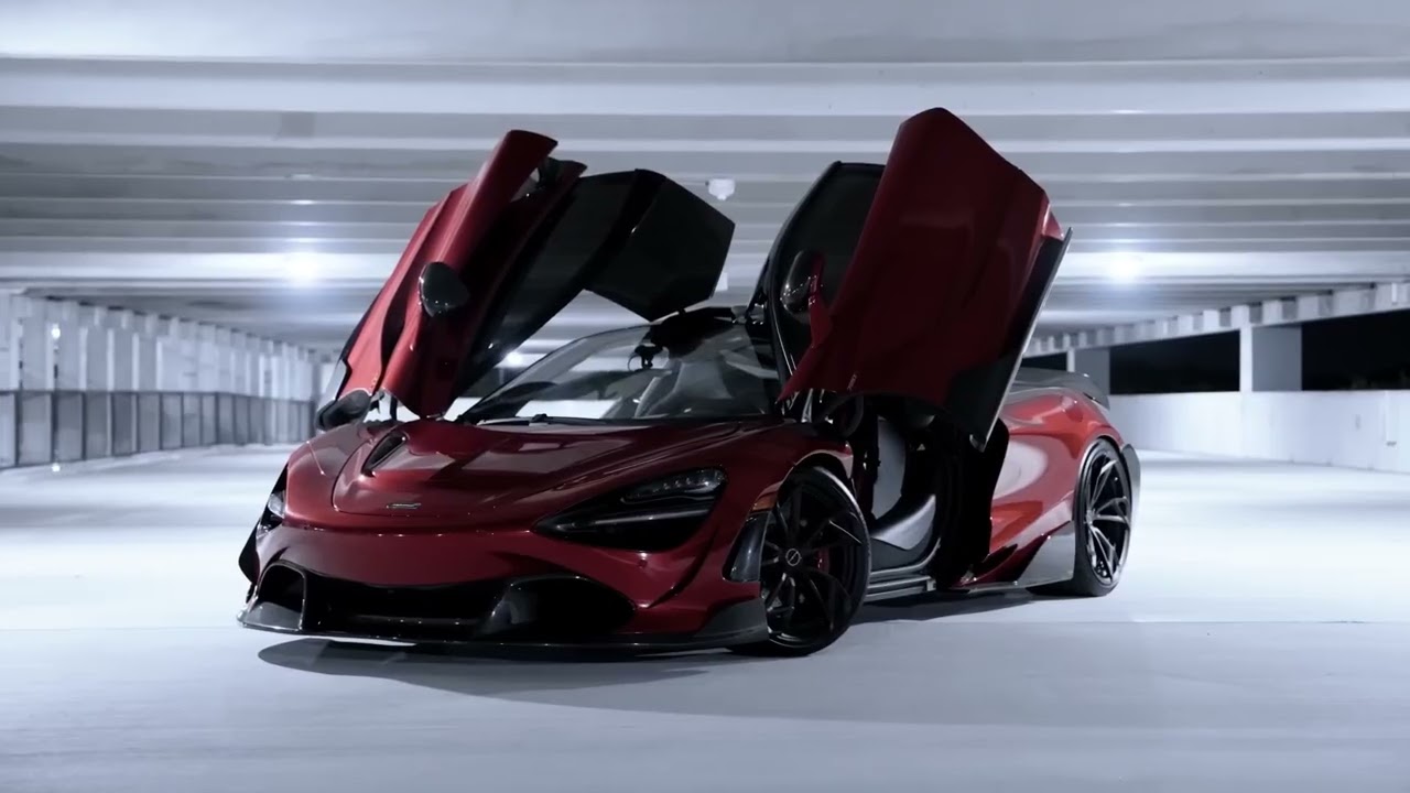 The NIGHTTIME DRIVE in a RED SUPERCAR