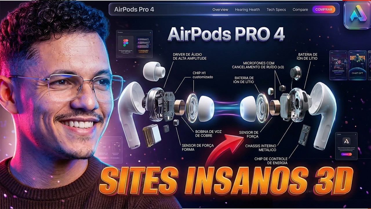 Claude Code + Nano Banana 2 = Sites 3D Insanos