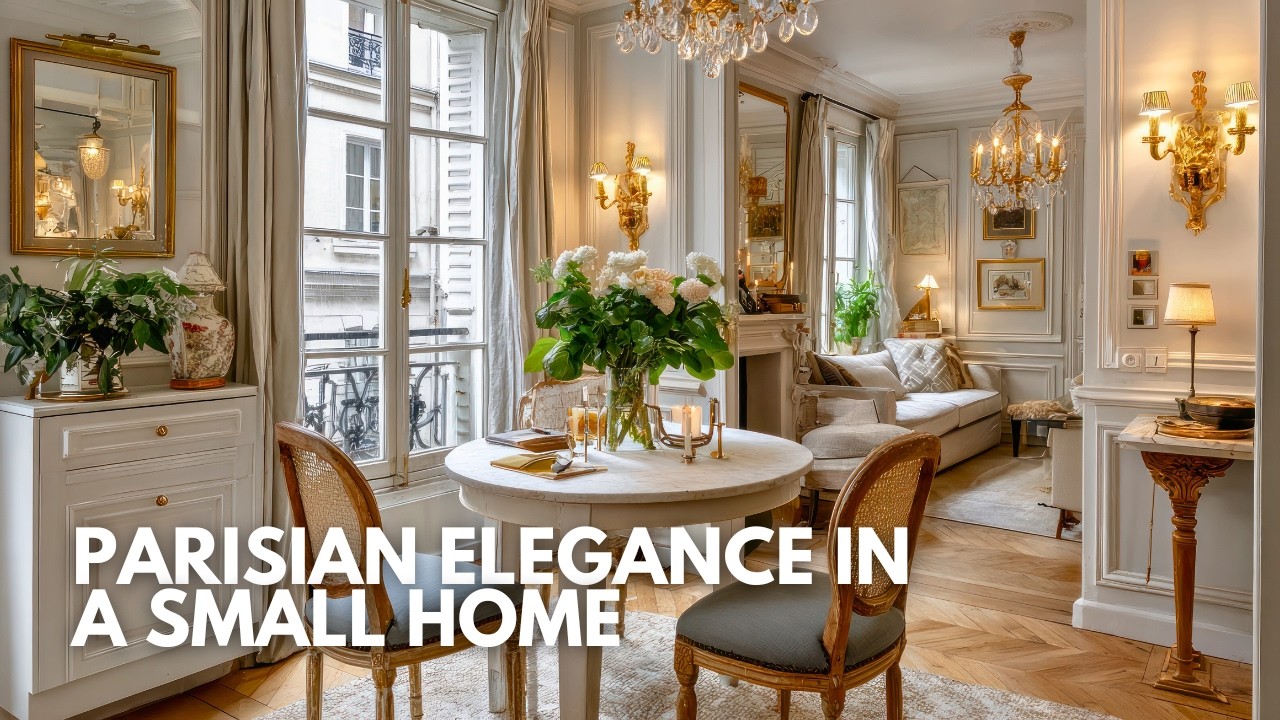 How to Transform a Small Apartment with Timeless Parisian Elegance