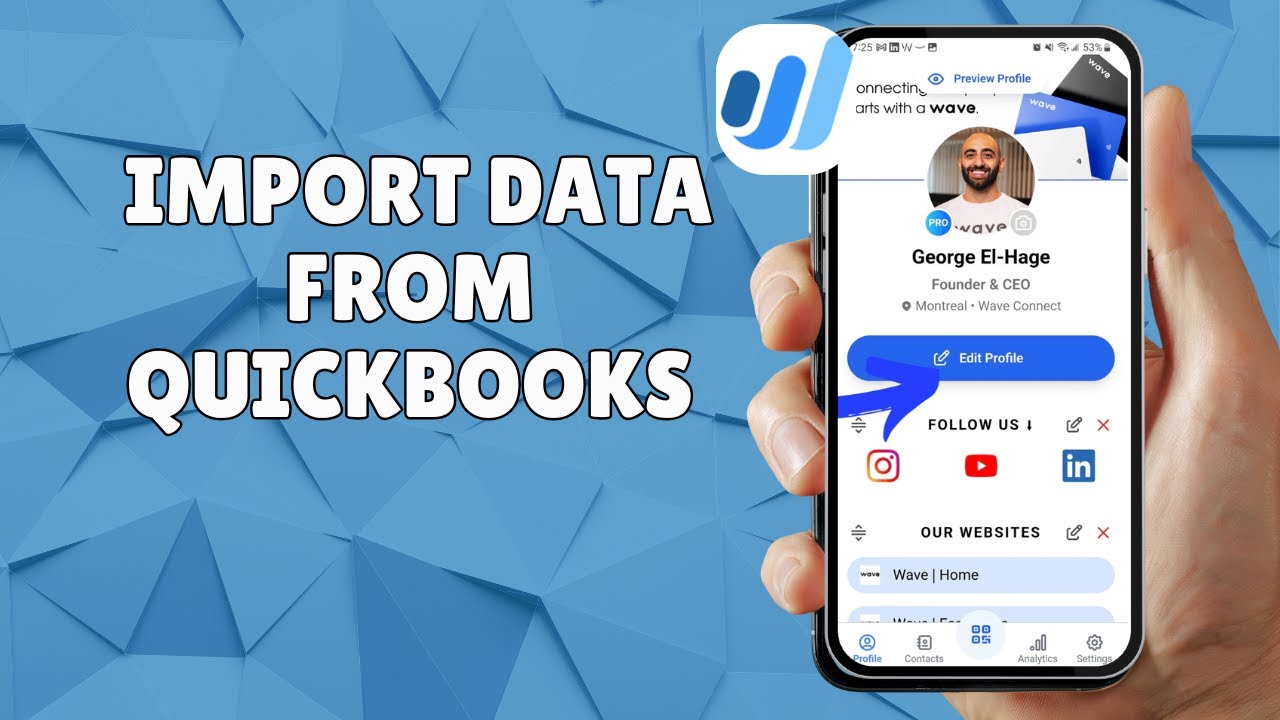 HOW TO IMPORT DATA FROM QUICKBOOKS TO WAVE