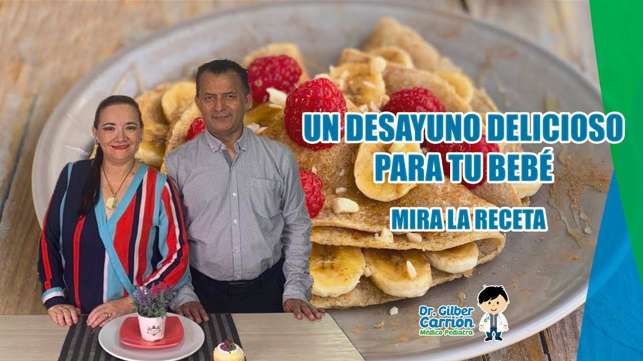 Crepes de avena con fruta| desayuno para tu BEBÉ en CUARENTENA | *RECETAS PARA BEBES*