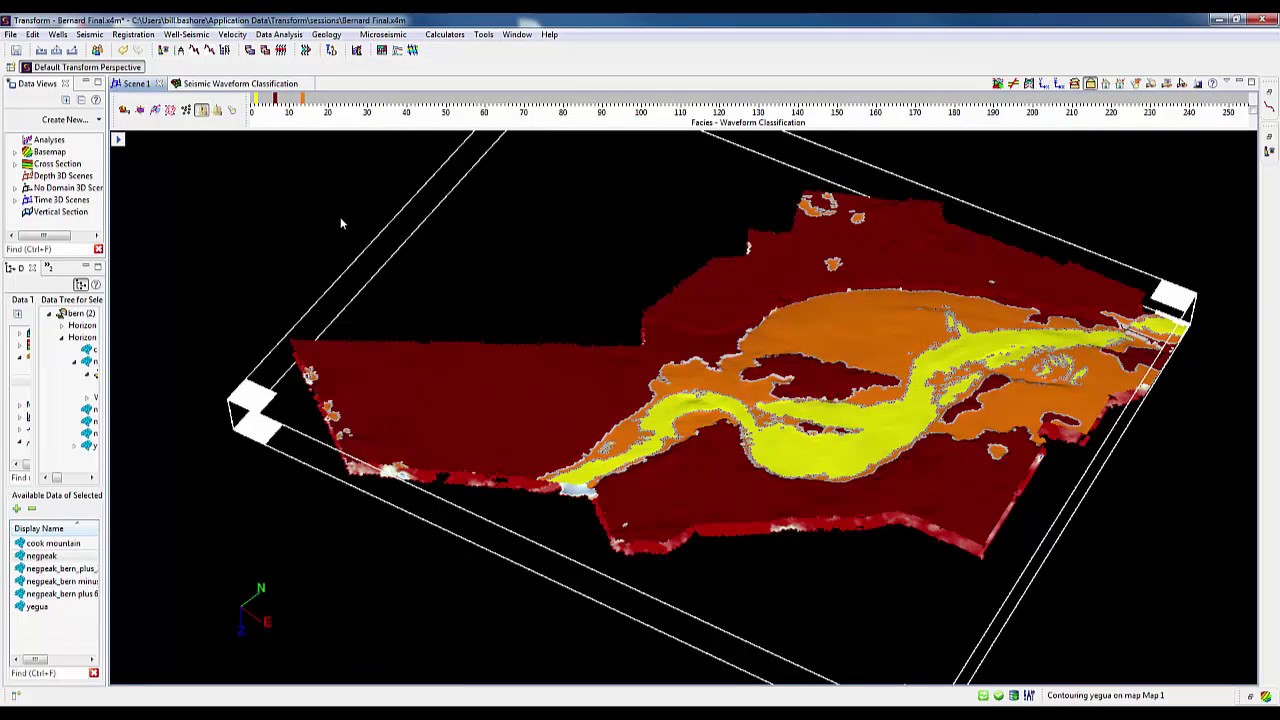 2D Channel Modeling from Seismic