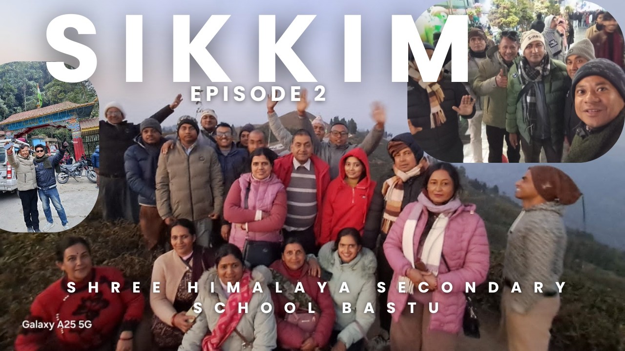 5-Day Teachers & Staff Tour | Episode 2: Char Dham Mandir, Sikkim 🇮🇳 | Darjeeling Journey Continues