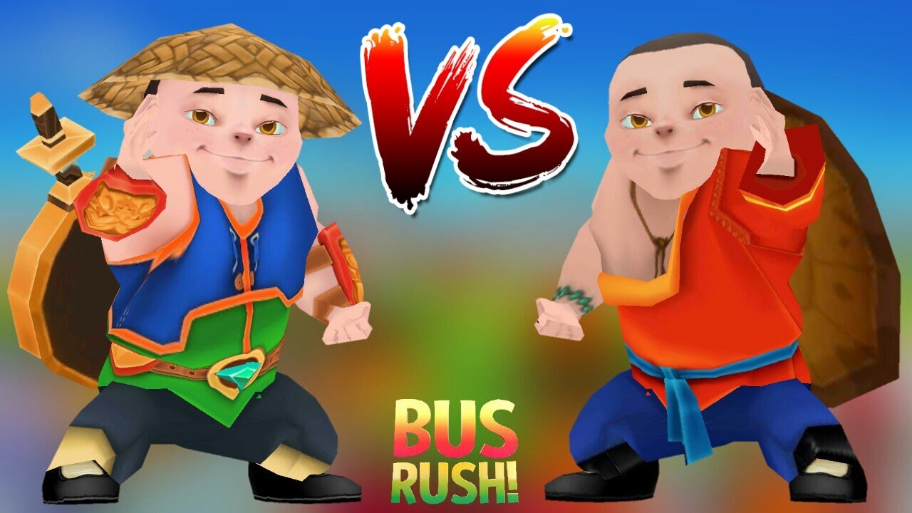 Bus Rush Special Runners Chen Shao VS Tiger Shao by YaHruDv