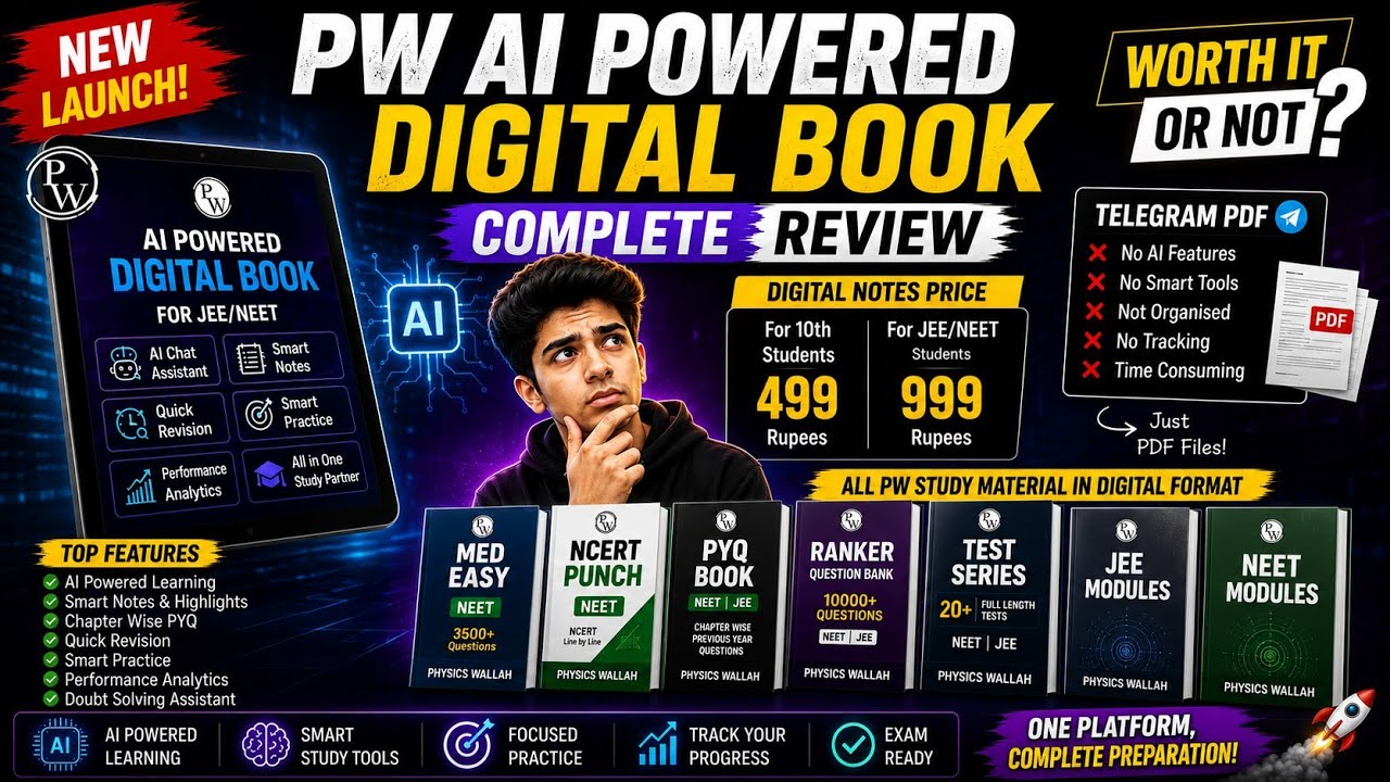 PW AI Digital Book Review 🔥 | Worth It or Not? Don't Buy Before Watching This! ❌ 