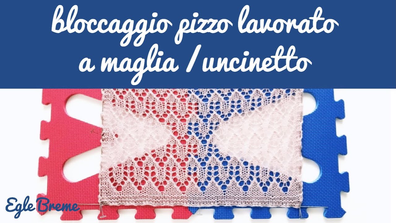 Come bloccare un  lavoro a maglia / uncinetto