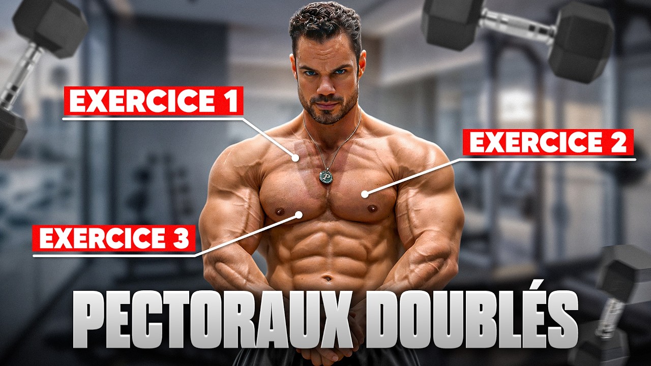 LA SEULE méthode pour construire des PECTORAUX MASSIFS (aux haltères !)