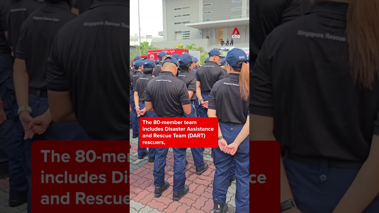 SCDF sends rescue team to quake-hit Myanmar