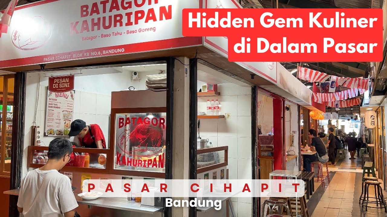 Vlog | Pusat Kuliner Tersembunyi di PASAR CIHAPIT BANDUNG !!!