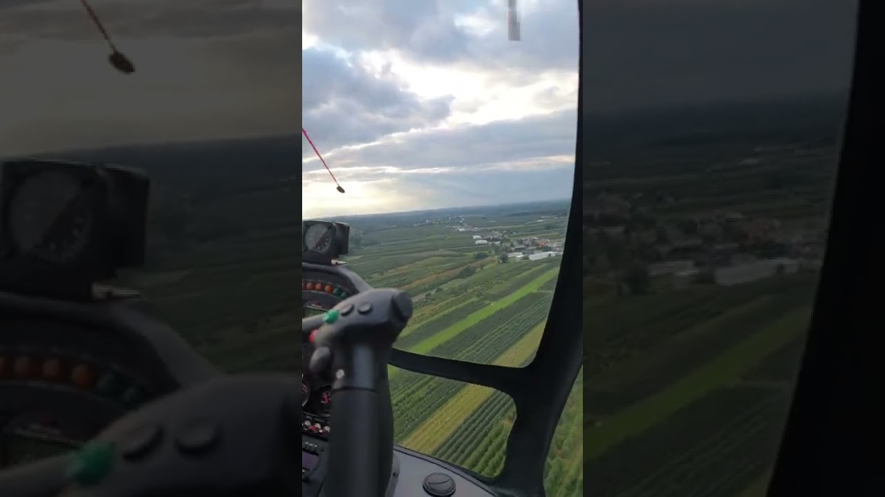 Dynali H3 widok z kabiny