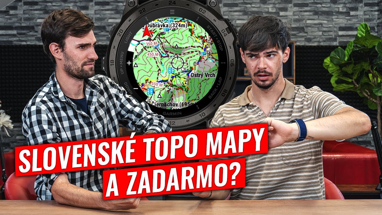 Chytré hodinky Garmin – Jak nainstalovat podrobné slovenské mapy (FreemapSK)