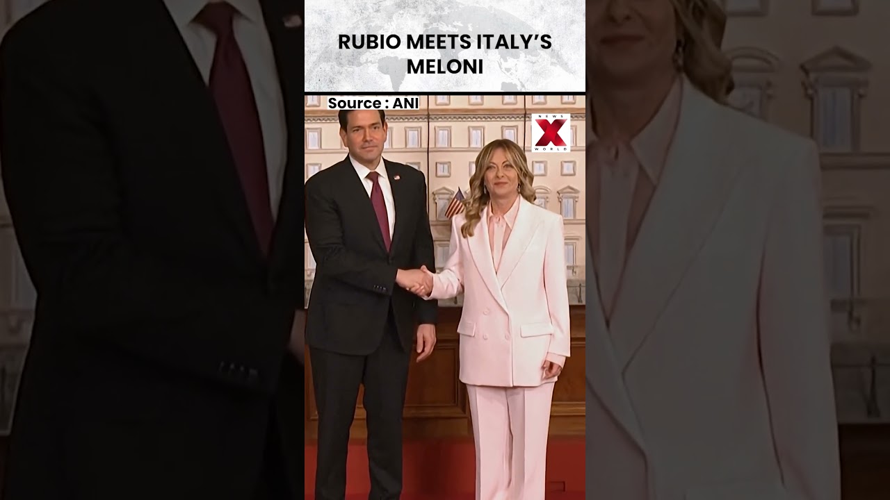 Italy US Relation: Giorgia Meloni meets Marco Rubio in Rome today | NewsX World