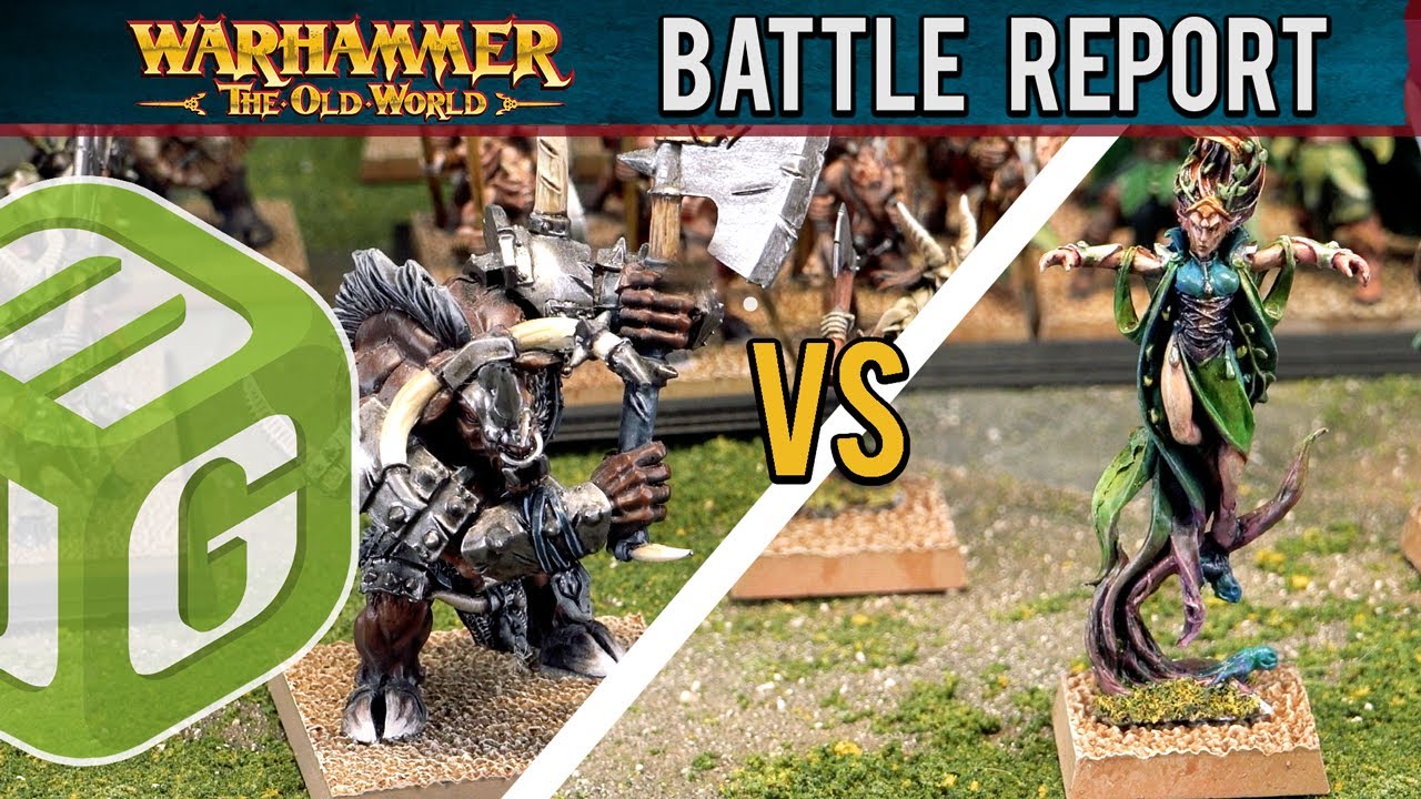Wood Elves vs Beastmen Warhammer The Old World Battle Report Ep 4